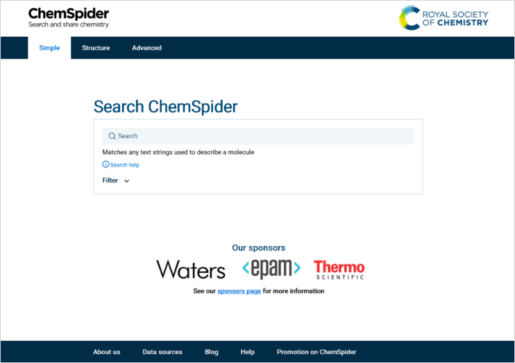 Chemspider Website